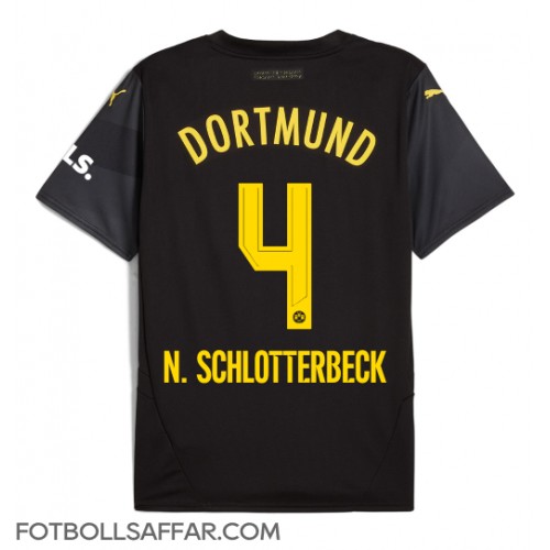 Borussia Dortmund Nico Schlotterbeck #4 Bortatröja 2024-25 Kortärmad